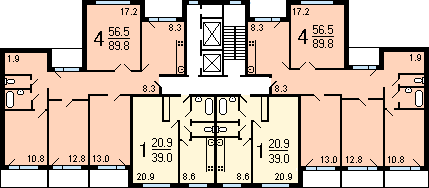 Планировка  П-55
