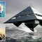 Рассекречен проект роскошной суперяхты в виде летящей над водой пирамиды